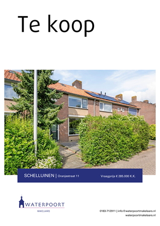 Brochure preview - Oranjestraat 11, 4209 AJ SCHELLUINEN (1)