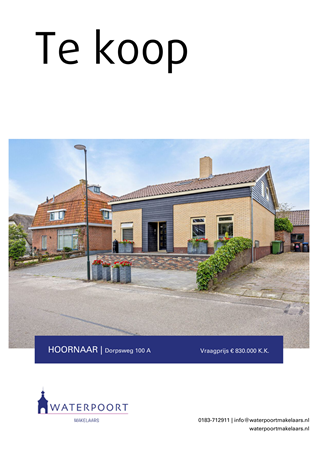 Brochure preview - Dorpsweg 100-A, 4223 NG HOORNAAR (1)