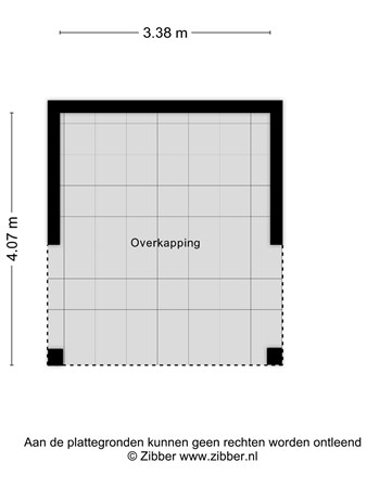 Dorpsweg 100A, 4223 NG Hoornaar - Overkapping-1 2D Dorpsweg 100-A.jpg