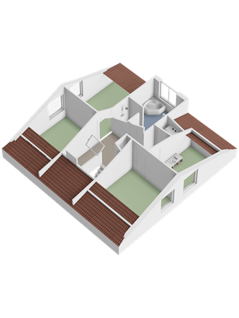 Dorpsweg 100A, 4223 NG Hoornaar - EersteVerdieping 3D Dorpsweg 100-A.png