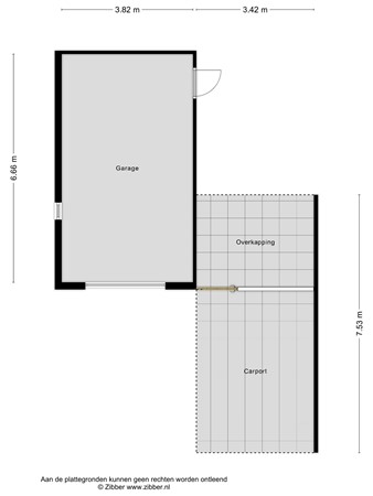 Kleine Haarsekade 125P, 4205 NA Gorinchem - 451807_2D_Garage_Kleine_Haarsekade_125_P_Gorinchem_05.jpg