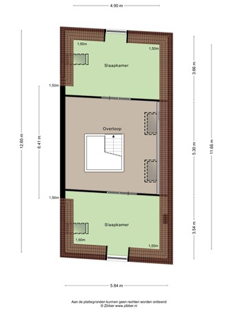 Rijkswal 14a, 4285 AC Woudrichem - 390867_2D_Tweede_verdieping_Rijkswal_14_a_Woudrichem_03.jpg