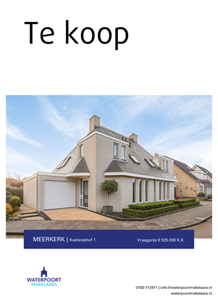 Brochure preview - Kastanjehof 1, 4231 EC MEERKERK (1)