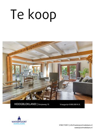 Brochure preview - Dorpsweg 10, 4221 LD HOOGBLOKLAND (1)
