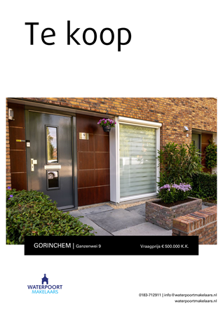 Brochure preview - Ganzenwei 9, 4205 XD GORINCHEM (1)