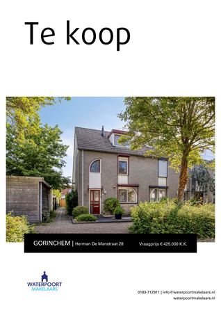 Brochure preview - Herman De Manstraat 28, 4207 PL GORINCHEM (1)