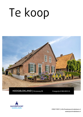 Brochure preview - Dorpsweg 98, 4221 LK HOOGBLOKLAND (1)