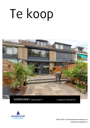 Brochure preview - Tapperstraat 71, 4204 TS GORINCHEM (1)