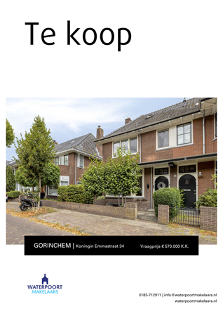 Brochure preview - Koningin Emmastraat 34, 4205 BM GORINCHEM (1)