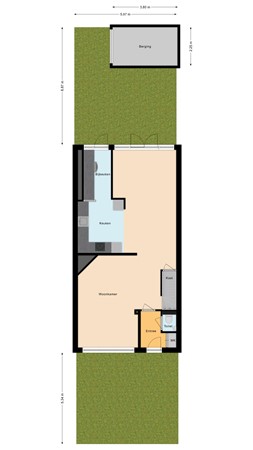 Floorplan - Kievitsheuvel 42, 2411 LM Bodegraven