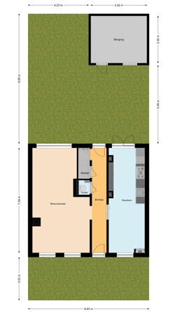 Floorplan - Emmakade 6, 2411 JA Bodegraven