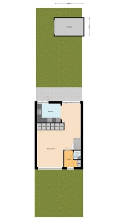 Floorplan - Boesemsingel 43, 2411 KS Bodegraven