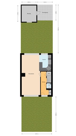 Floorplan - Ambachtshof 80, 2411 GJ Bodegraven