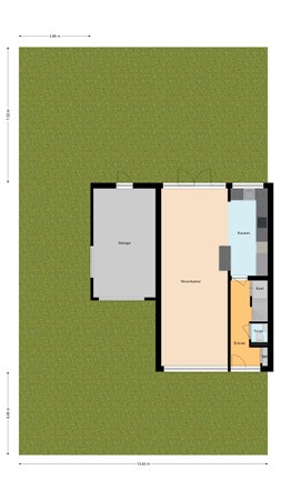 Floorplan - Populierenhof 26, 2411 TA Bodegraven