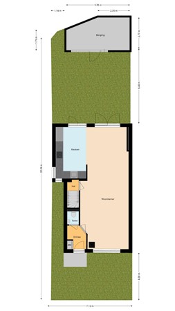 Floorplan - Winde 15, 2411 DH Bodegraven