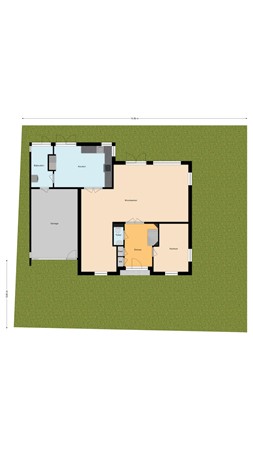 Floorplan - Vinkebuurt 122C, 2471 XD Zwammerdam