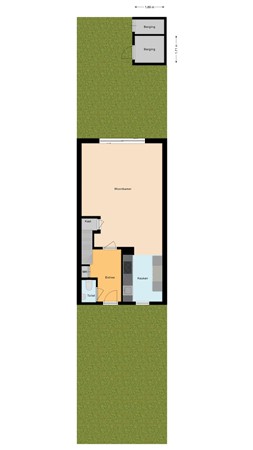 Floorplan - Akkermunt 146, 2412 AB Bodegraven