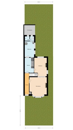 Floorplan - Buitenkerk 4A, 2411 PA Bodegraven