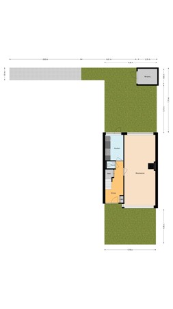 Floorplan - Oranjeplantsoen 9, 2411 XA Bodegraven