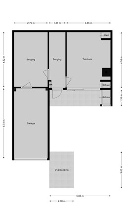 Floorplan - Nieuwstraat 52, 2411 EM Bodegraven