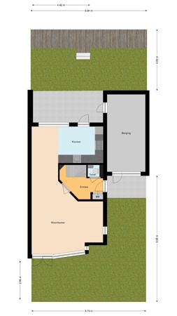 Floorplan - De Bleek 12, 2411 DT Bodegraven