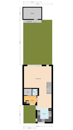 Floorplan - Kwikstaart 5, 2411 MX Bodegraven