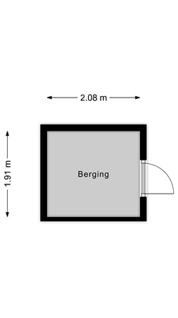 Floorplan - Prinsenstraat 18, 2411 TR Bodegraven
