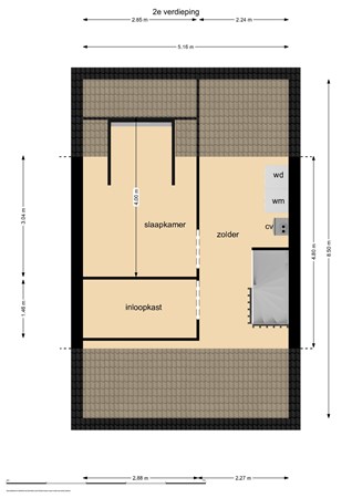 Floorplan - Punter 46 15, 8242 GG Lelystad