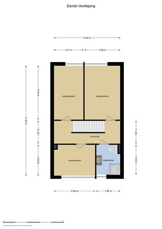 Floorplan - Toccatastraat 4, 1312 TM Almere