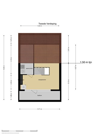 Floorplan - Toccatastraat 4, 1312 TM Almere