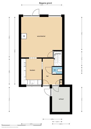 Floorplan - Punter 39 16, 8242 EX Lelystad