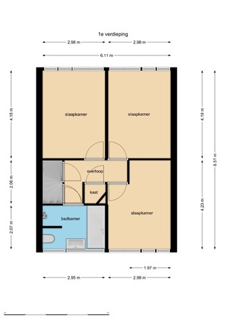 Floorplan - Kreek 125, 8212 XG Lelystad