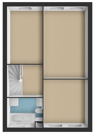 Floorplan - Botter 41 13, 8243 KZ Lelystad
