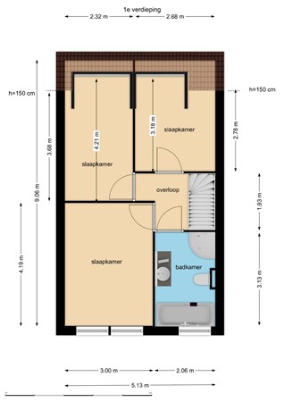 Floorplan - Wold 23 95, 8225 BB Lelystad