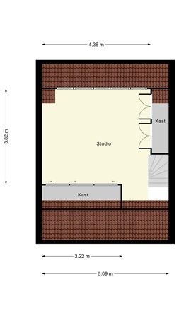 Floorplan - De Boomgaard 15, 2969 CC Oud-Alblas