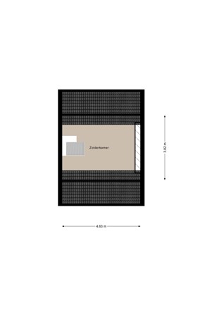 Floorplan - Benedenrijweg 401, 3077 CH Rotterdam