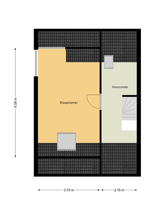 Floorplan - Wipmolen 18, 3352 XP Papendrecht