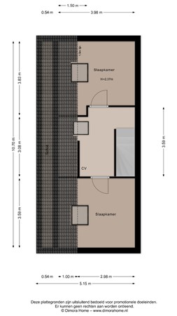 Floorplan - Wolvenburg 6, 2994 DM Barendrecht