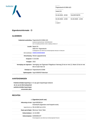 Brochure preview - Eigendomsinformatie - Papendrecht B 3956 A23.pdf