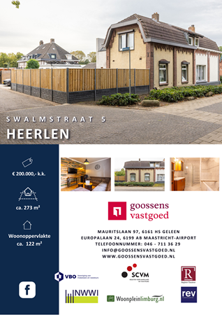 Brochure preview - brochure Swalmstraat 5 Heerlen.pdf