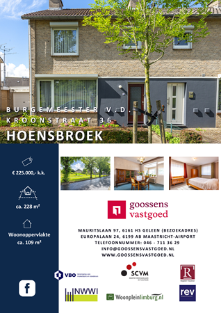 Brochure preview - Brochure Burgemeester v.d. Kroonstraat 36 Hoensbroek  afdruk.pdf