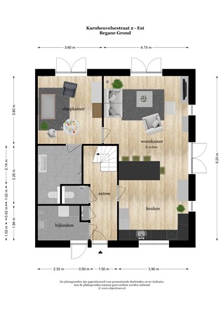 Floorplan - De Kwekerij 4, 4185 MA Est