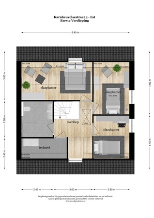 Floorplan - De Kwekerij 2, 4185 MA Est
