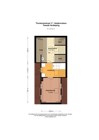 Floorplan - Thorbeckestraat 17, 4191 HH Geldermalsen