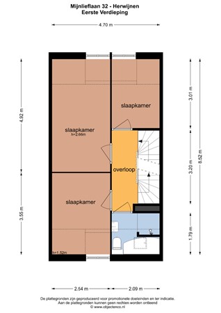 Floorplan - Mijnliefflaan 32, 4171 DD Herwijnen