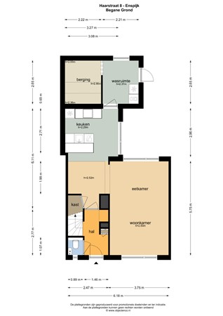 Floorplan - Haarstraat 8, 4157 GP Enspijk