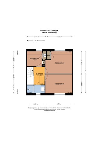 Floorplan - Haarstraat 8, 4157 GP Enspijk
