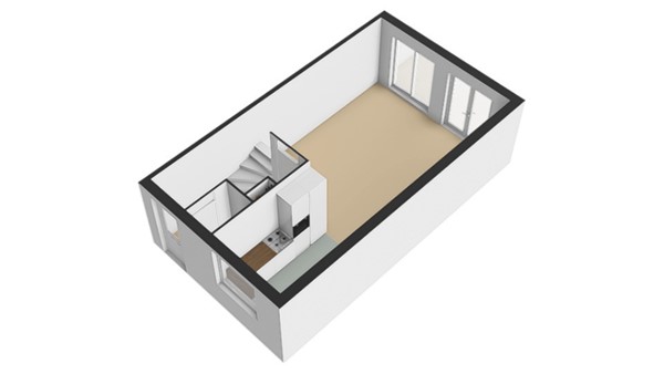 Floorplan - Vervoornlaan 17, 4171 DA Herwijnen