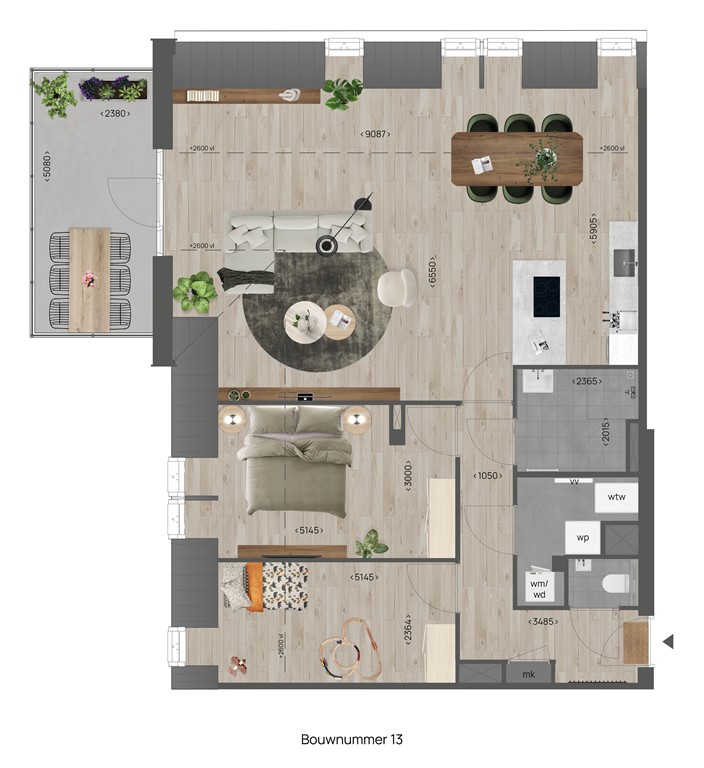 mediumsize floorplan