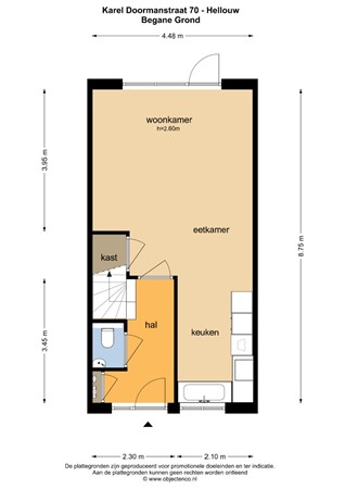 Floorplan - Karel Doormanstraat 70, 4174 GK Hellouw